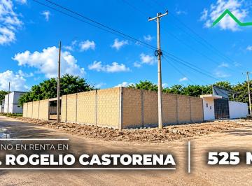 Terreno / Lote · 525m² · 3 Estacionamientos · Terreno en Renta de 525 m² en Av Rogelio Castorena