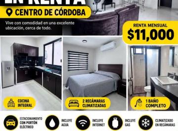 Departamento de 2 habitaciones, Córdoba · Rento Departamento Amplio y Amueblado, Centro de Córdoba, Veracruz