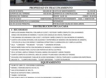 Casa de 4 habitaciones, León · Casa en Renta en Lomas de Gran Jardin