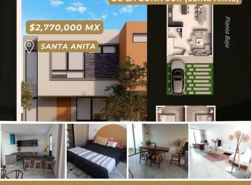 Casa de 3 habitaciones, Tlajomulco de Zúñiga · Casas en Venta en Nuevo Desarrollo Residencial de La Zona Sur (Santa Anita)