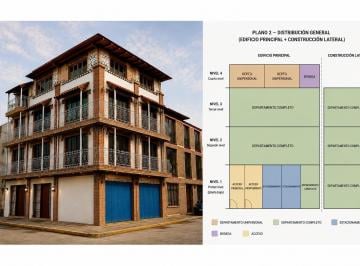 Casa · 455m² · 2 Estacionamientos · Edificio de Departamentos en Venta en Col Nueva Oxtotitlán, Toluca