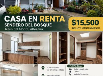 Casa de 3 habitaciones, Morelia · | Casa en Renta en Sendero del Bosque | Jesús del Monte | Altozano |
