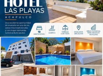 Edificio , Acapulco de Juárez · Hotel en Acapulco Las Playas Cerca de Zonas de Atracciones Genera 100 Mil Pesos Al Mes Buen Precio