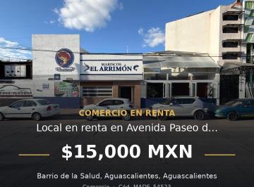 Local comercial , Aguascalientes · Md* Local en Renta $15,000 en Barrio de La Salud