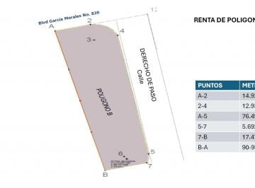 Terreno comercial , Hermosillo · Terreno Comercial de 2000 m² en Renta en Hermosillo