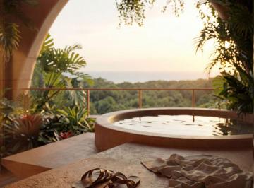 Departamento de 1 habitación, San Pedro Mixtepec · Departamento con Vista Al Mar, Terraza y Alberca Privada, en Venta