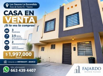 Casa de 3 habitaciones, Tijuana · Fracc. Los Sauces 3 Recamaras, 2.5 Baños.