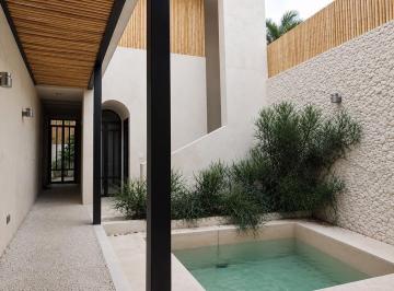 Casa · 100m² · 2 Recámaras · 1 Estacionamiento · Casa en Renta en El Norte de Mérida, Temozón. Semiamueblada, con Piscina