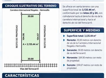 Terreno / Lote , Nogales · Venta de Terreno Carretera Internacional 15 Nogales, Sonora