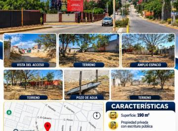 Terreno / Lote , Santa Cruz Xoxocotlán · Venta de Terreno Cerca de La Universidad Anahuac a Media Cuadra del Boulevard Guadalupe Hinojosa
