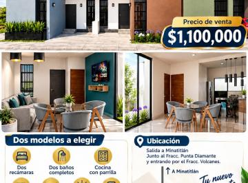 Casa de 2 habitaciones, Villa de Alvarez · Venta de Casa Fraccionamiento Santa Rosa Palo Alto Villa de Álvarez