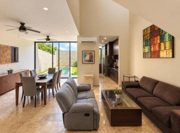 Casa de 2 habitaciones, Mérida · Townhouse Amueblado en Renta en Temozón Norte, Mérida | 2 Recámaras | Alberca Privada | Cochera