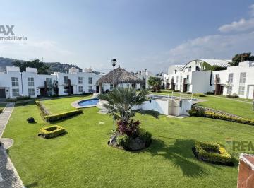 Casa en condominio · 75m² · 3 Recámaras · 1 Estacionamiento · Casa en Venta en Condominio con Recámara en Planta Baja, San Gaspar, Jiutepec, Morelos…clave 6418