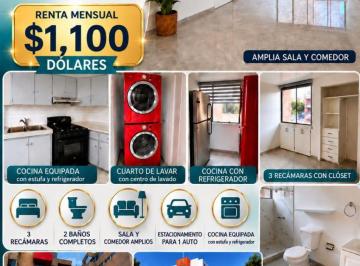 Departamento de 3 habitaciones, Tijuana · Departamento de Renta en Zona Rio