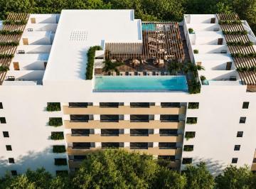 Departamento de 1 habitación, Solidaridad · Loft con Terraza Privada, Área de Coworking, Rooftop con Alberca, Gym en Venta