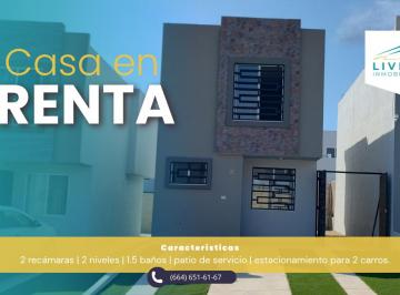 Casa en condominio de 3 habitaciones, Tijuana · Casa en Renta en Burdeos Residencial – ¡Estrena Propiedad!