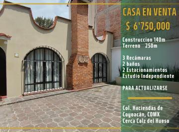 Casa de 3 habitaciones, Coyoacán · ¡Casa en Venta en Coyoacán: Vive en Una Sola Planta y Descubre Todo Su Potencial!