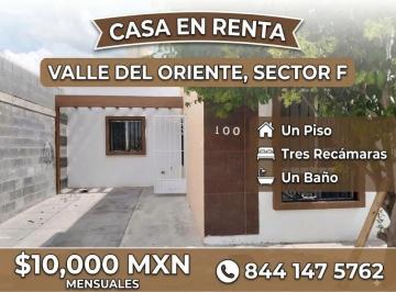 Casa de 3 habitaciones, Arteaga · Casa en Renta Valle del Oriente