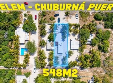 Casa de 1 habitación, Progreso · Terreno con Construcción Venta |chuburná Puerto|548.67 M²|3 Cuadras de La Playa