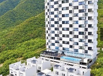 Departamento · 75m² · 2 Recámaras · 2 Estacionamientos · Renta Departamento de 75 m² en Torre Nacion Zona Valle Oriente Monterrey - 2 Recámaras Terraza