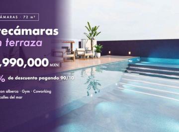 Departamento de 2 habitaciones, Solidaridad · Departamento 2 Recámaras con Terraza en Playa del Carmen | a Pocas Calles del Mar | Rooftop