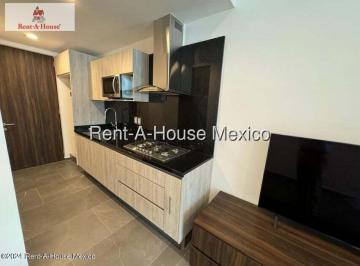 Departamento · 34m² · 1 Recámara · Departamento Tipo Loft Amueblado en Renta en Insurgentes Mixcoac, Benito Juárez Jl 27 - 1218.