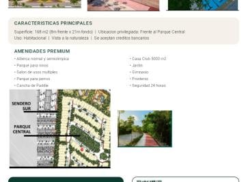Terreno / Lote , Solidaridad · Terreno Residencial en Playa del Carmen en Ciudad Mayakoba
