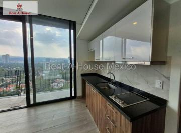 Departamento · 42m² · 1 Estacionamiento · Departamento Tipo Loft Amueblado en Renta en Guadalupe Inn, Alvaro Obregón Jl 27 - 1220.