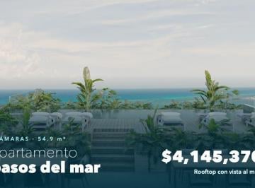 Departamento de 2 habitaciones, Solidaridad · Departamento 2 Recámaras en Venta a Pasos del Mar, Calle 72 y Quinta Av, Playa del Carmen