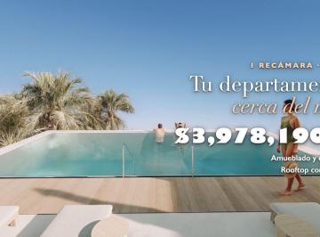 Departamento de 1 habitación, Solidaridad · Departamento 1 Recámara en Venta en Playa del Carmen/ Amueblado/ a 4 Minutos del Mar.