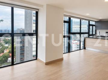Departamento · 62m² · 1 Recámara · 1 Estacionamiento · Departamento de 1 Recámara con Alberca y Roof Garden en Renta en Los Alpes