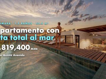 Departamento de 1 habitación, Solidaridad · Departamento 1 Recámara en Venta en Playa del Carmen | Vista Total Al Mar | Quinta Av