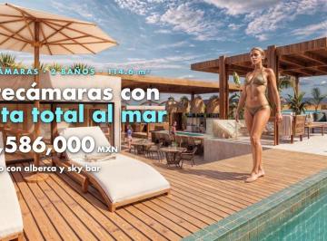Departamento de 3 habitaciones, Solidaridad · Departamento 3 Recámaras en Venta en Playa del Carmen | Vista Total Al Mar | Quinta Av