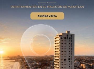 Departamento de 2 habitaciones, Mazatlán · Pacific Pearl Tower - Tu Patrimonio Frente Al Mar