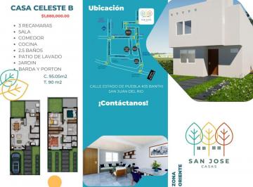 Casa de 3 habitaciones, San Juan del Río · Tu Nuevo Hogar Llego a San Juan del Rio