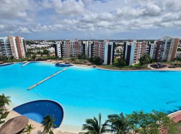 Departamento · 79m² · 2 Recámaras · 2 Estacionamientos · Departamento en Venta, Dream Lagoons - Cancún, 2 Recámaras
