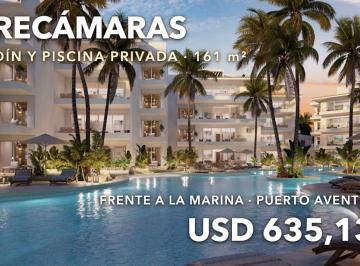 Departamento de 2 habitaciones, Solidaridad · Departamento 2 Recámaras en Venta en Puerto Aventuras | Frente a La Marina, Cerca del Mar | Piscina