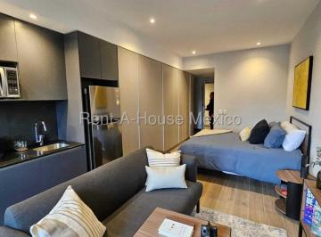 Departamento de 1 habitación, Huixquilucan · Departamento Tipo Loft en Renta en Huixquilucan, La Herradura Bg 27 - 734.