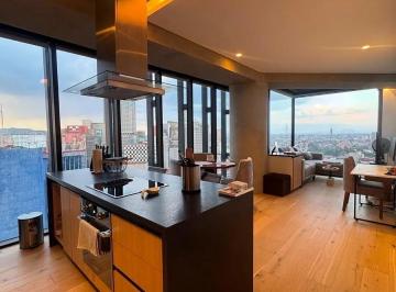 Departamento de 1 habitación, Cuauhtémoc · Departamento con Vistas Espectaculares en Renta