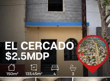 Casa de 4 habitaciones, Santiago · Casa en Venta El Cercado, Santiago, N. L.