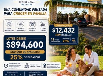 Terreno / Lote , Mazatlán · Terrenos Residenciales en Altara Mazatlán Desde $894,600 Mxn