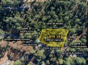 Terreno / Lote , Tapalpa · Terreno en Venta en Tapalpa, Jalisco | 2,406 m² de Bosque a Pie de Carretera