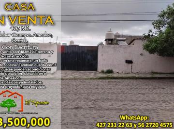 Casa de 3 habitaciones, Amealco de Bonfil · Casa en Venta en El Centro de Amealco de Bonfil, Querétaro