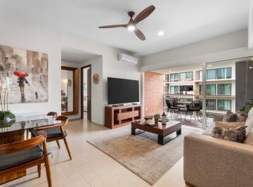 Departamento · 113m² · 2 Recámaras · 1 Estacionamiento · Departamento en Venta en Distrito Coral, Puerto Vallarta | 2 Recamaras, Amueblado y Alberca