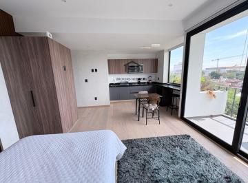 Departamento de 1 habitación, Cuauhtémoc · Se Renta Loft Amueblado con Balcón, Colonia Roma Sur, Cdmx