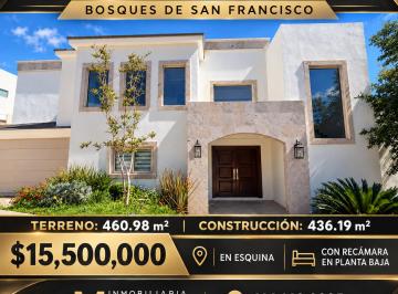 Casa de 3 habitaciones, Chihuahua · Venta en Bosques de San Francisco con Recamara en Planta Baja