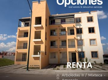 Departamento de 2 habitaciones, Salamanca · Departamento en Renta Arboledas II Cluster Mixteca Salamanca