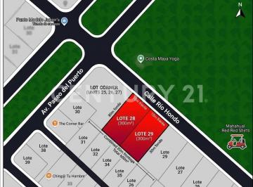 Terreno / Lote · 600m² · Dos Lotes Juntos Cerca del Muelle y El Mar en Mahahual