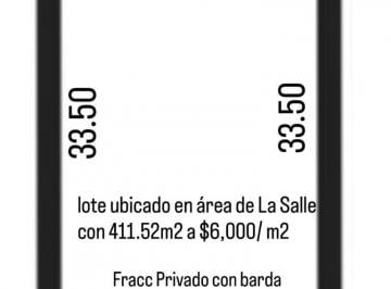 Terreno / Lote , Victoria · Terreno de 411 m² en Venta en Victoria con Forma Regular