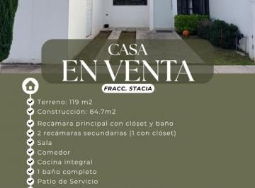 Casa de 3 habitaciones, Jesús María · Venta de Casa en Fracc Stacia en Ags, Ags.